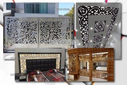 Jail cutting design for interior and exterior home decoration