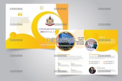 Professional flyer bi fold tri fold and 4 page brochure design