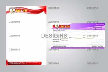 Any types business pad offer card discount card design