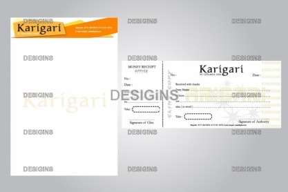 Any types business pad offer card discount card design