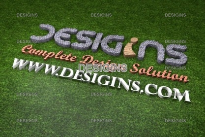 3D logo design 3D logo presentation